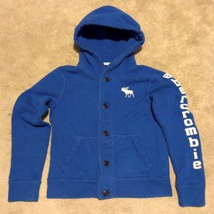 Abercrombie Kids Boys Button Hoodie ~ Youth Size XL (Muscle)